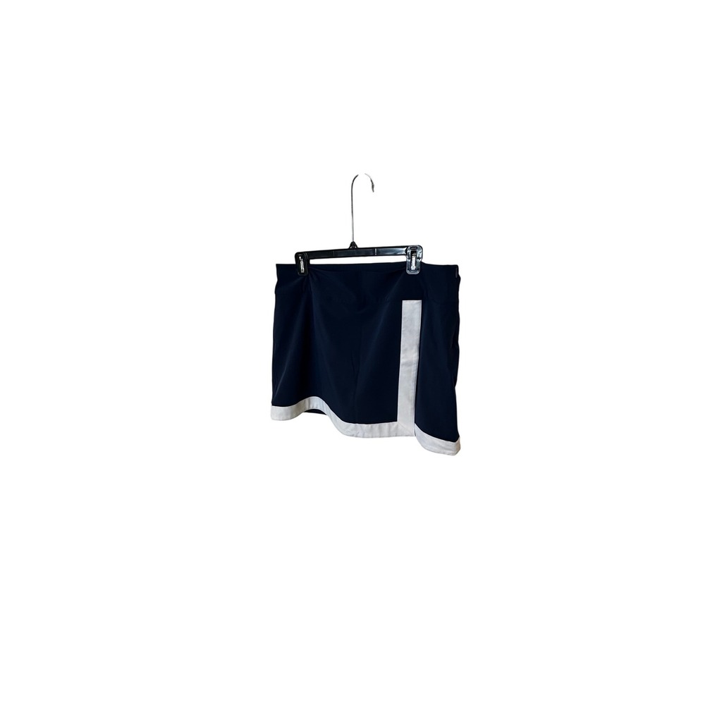 Vineyard Vines Womens Navy Blue‎ White Trim Performance Golf Tennis Skort Skirt